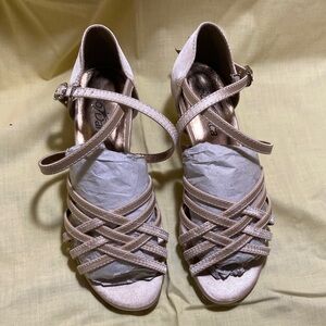 Satin ballroom shoe 1.5 in heel